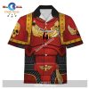 GearHomies Unisex Hawaiian Shirt Blood Angels Brown Robe 3D Costumes