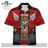 GearHomies Unisex Hawaiian Shirt Blood Angels IX Captain 3D Costumes