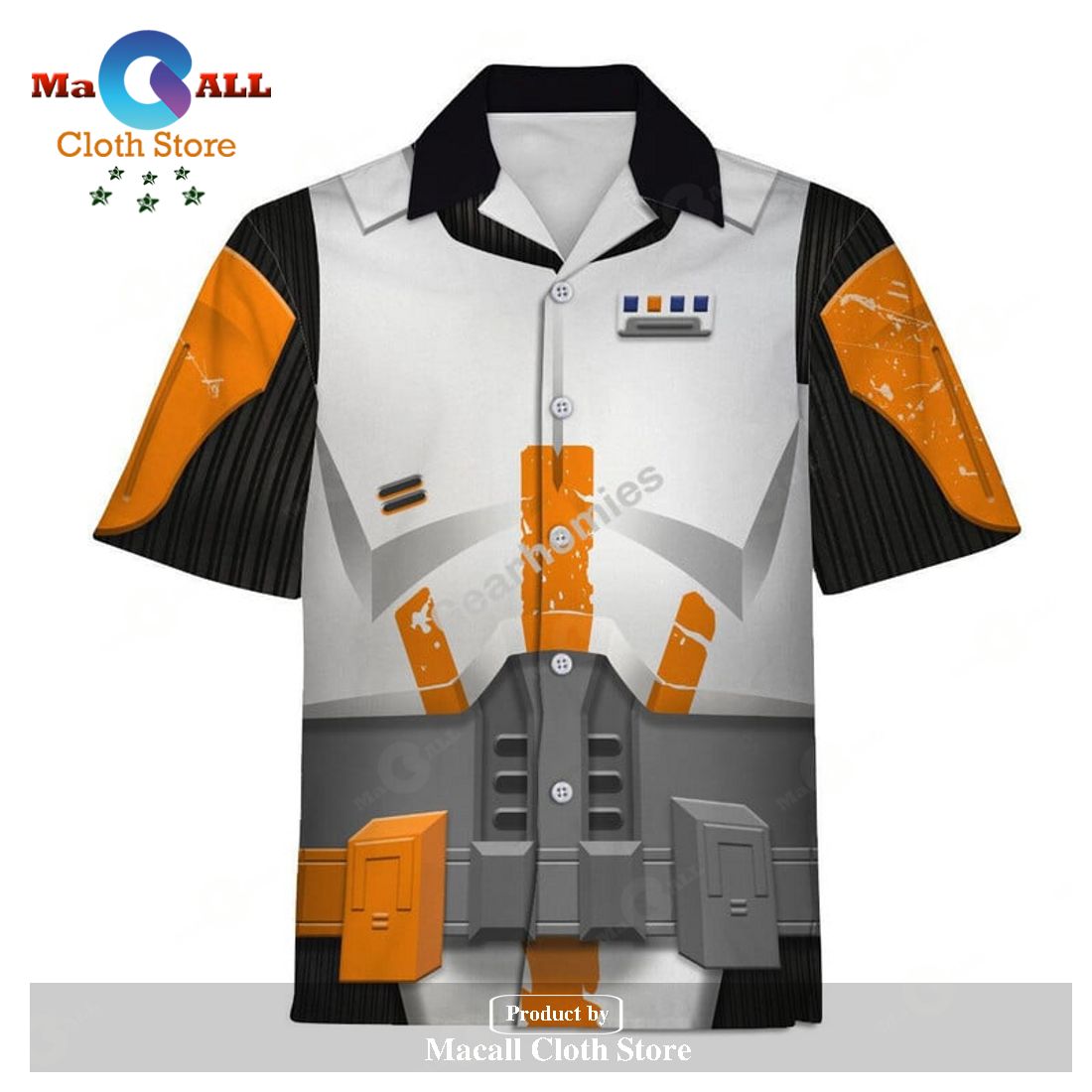 GearHomies Unisex Hawaiian Shirt Commander Cody Apparel GearHomies Unisex Hawaiian Shirt Commander Cody Apparel