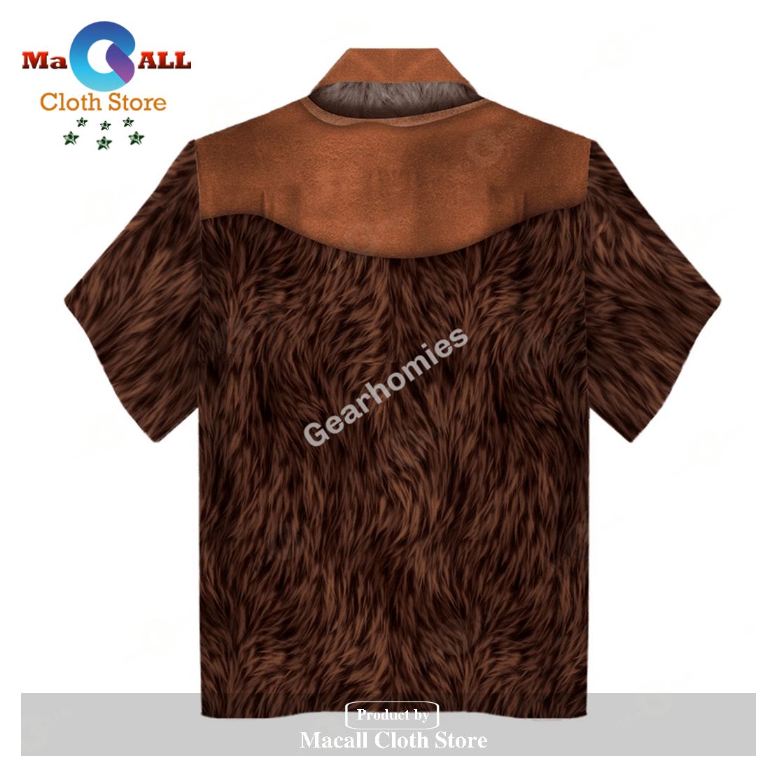Gearhomies Unisex Hawaiian Shirt Ewok 3D Apparel Gearhomies Unisex Hawaiian Shirt Ewok 3D Apparel