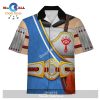 GearHomies Unisex Hawaiian Shirt Hylian Armor 3D Costumes