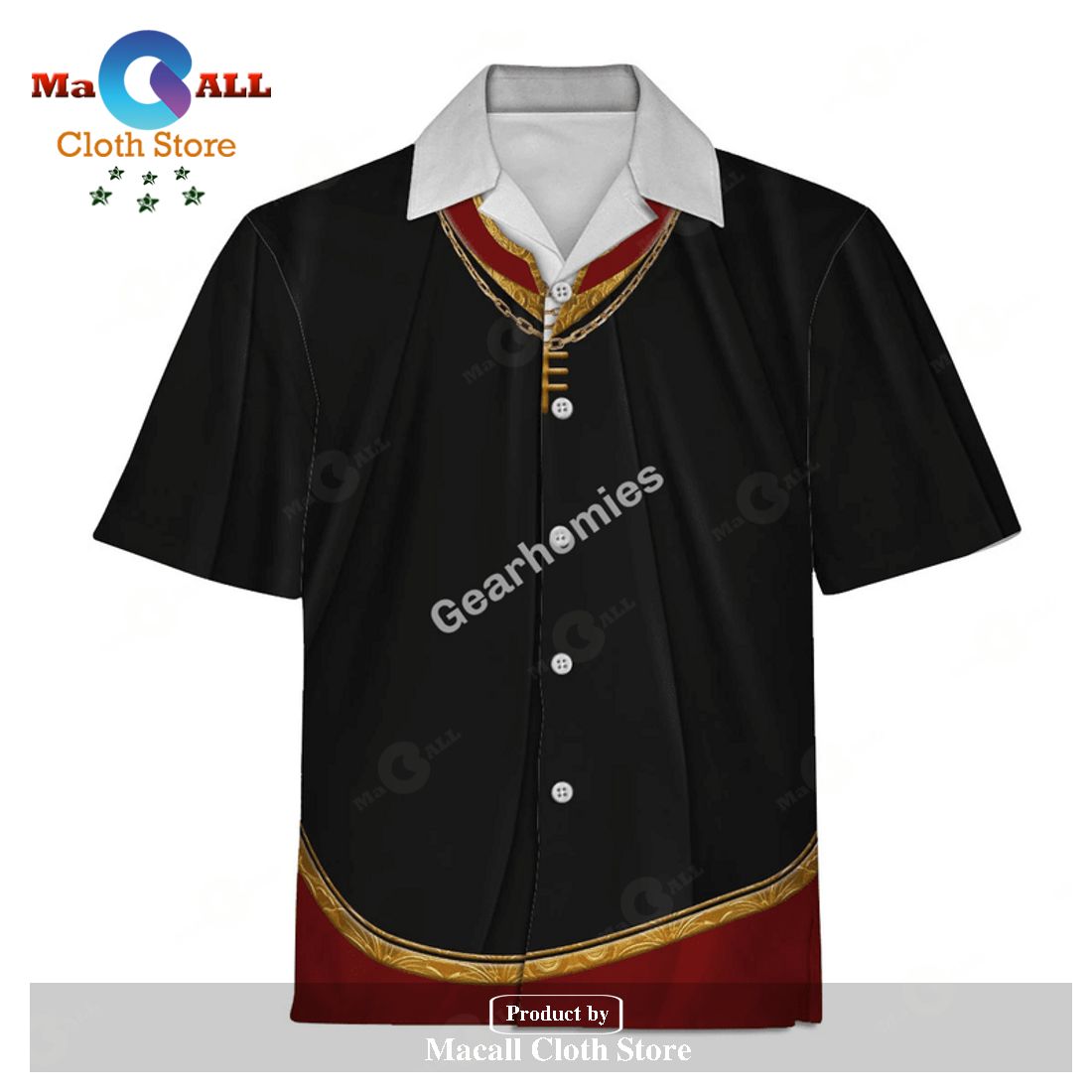 Gearhomies Unisex Hawaiian Shirt King Ferdinand II of Spain Historical 3D Apparel Gearhomies Unisex Hawaiian Shirt King Ferdinand II of Spain Historical 3D Apparel
