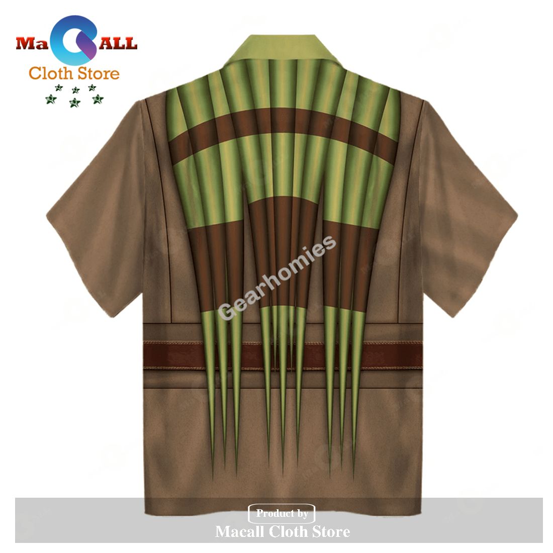 Gearhomies Unisex Hawaiian Shirt Kit Fisto 3D Apparel Gearhomies Unisex Hawaiian Shirt Kit Fisto 3D Apparel