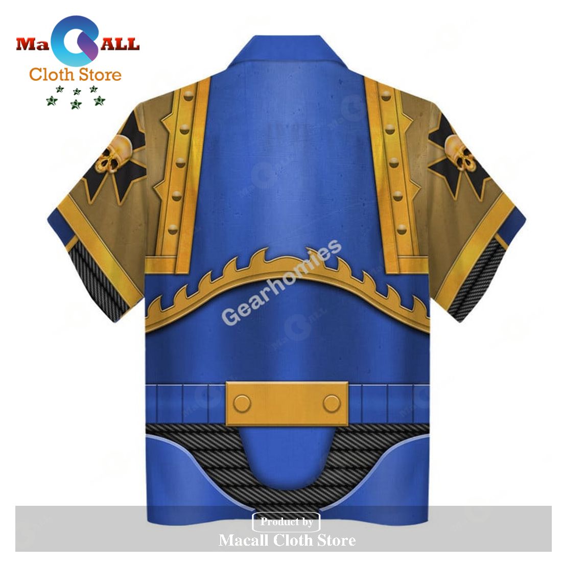 GearHomies Unisex Hawaiian Shirt Space Marines 2 Eric Spitler 3D Costumes