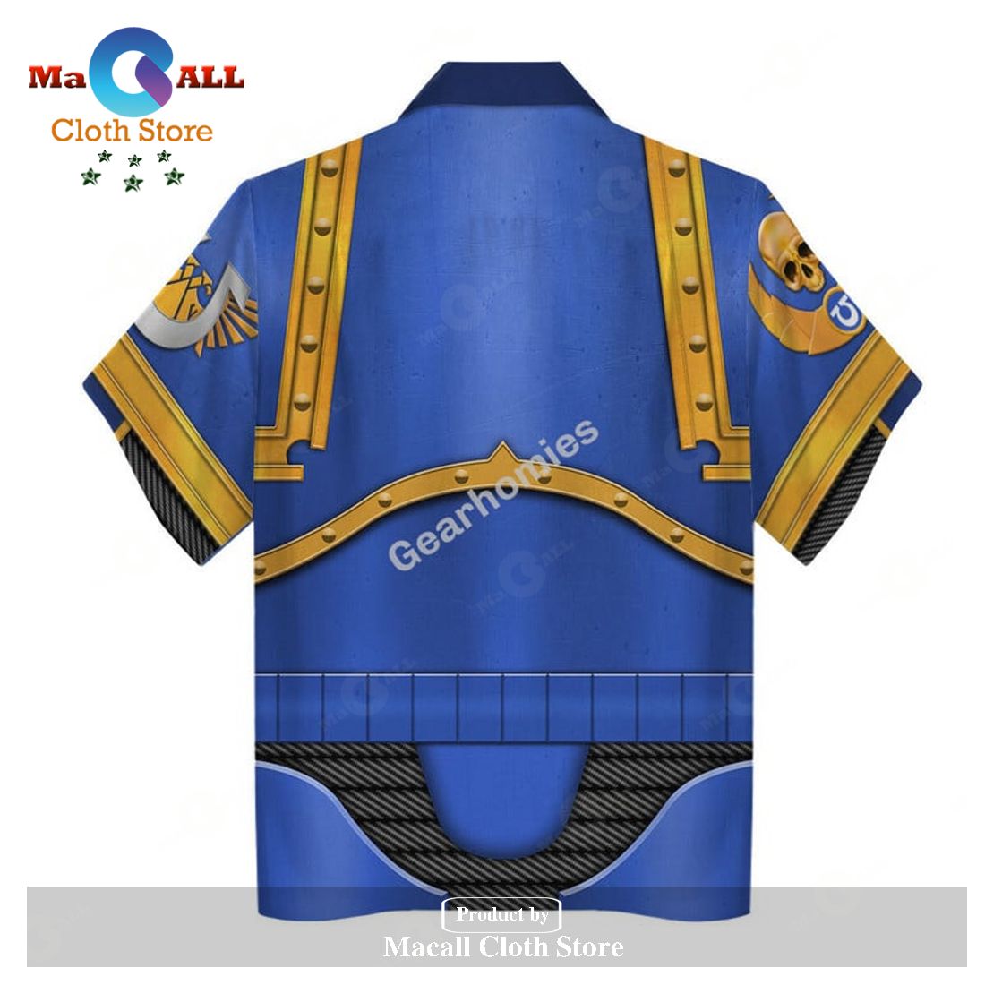 Gearhomies Unisex Hawaiian Shirt Space Marines Video Games V1 3D Costumes