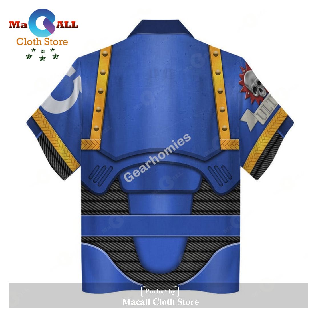 Gearhomies Unisex Hawaiian Shirt Space Marines Video Games V2 3D Costumes