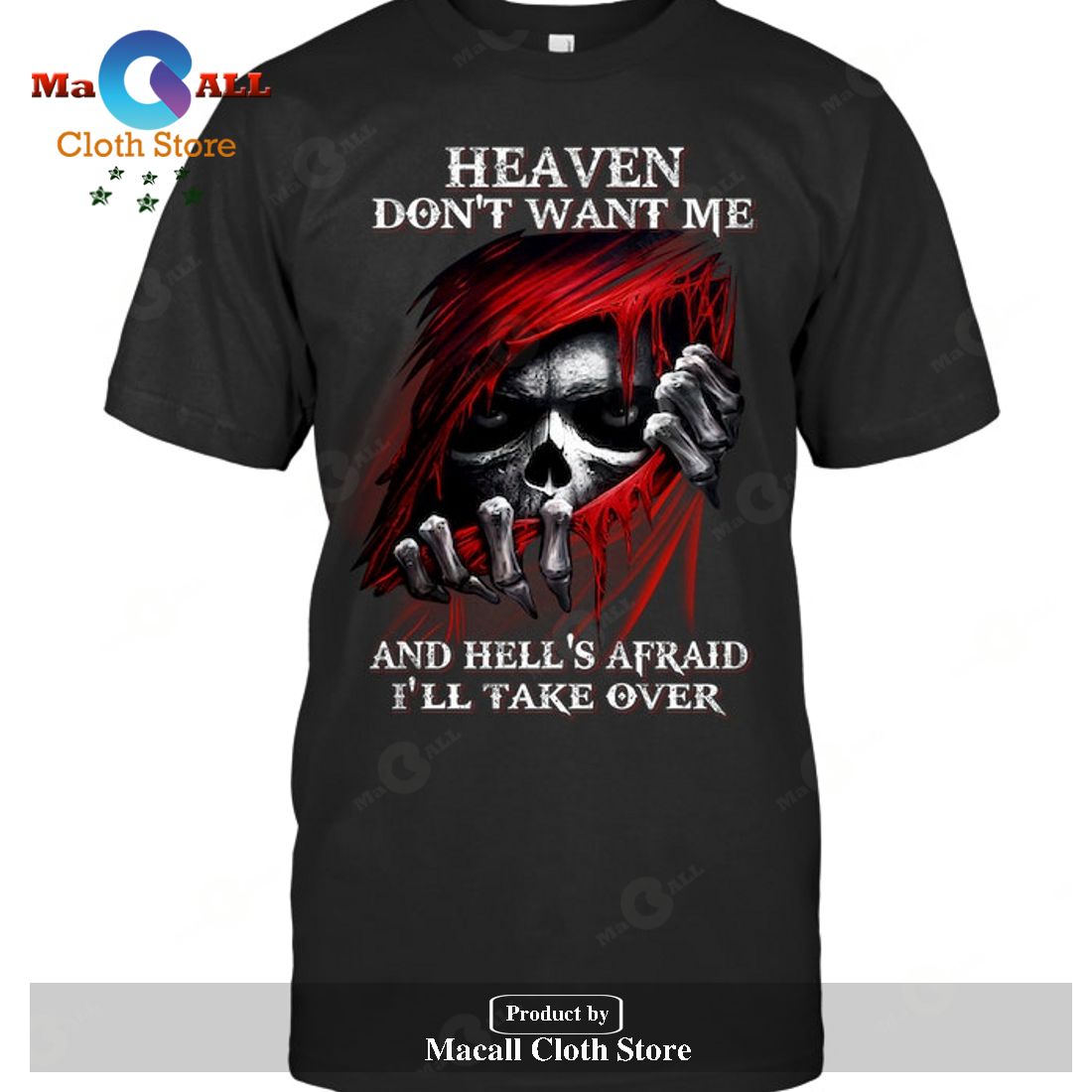 HEAVEN DON'T WANT ME AND HELL'S AFRAID I'LL TAKE OVER T-Shirt Hoodie Sweatshirt - IR31 HEAVEN DON'T WANT ME AND HELL'S AFRAID I'LL TAKE OVER T-Shirt Hoodie Sweatshirt - IR31
