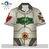 GearHomies Unisex Hawaiian Shirt Terminator Armor Blood Ravens 3D Costumes
