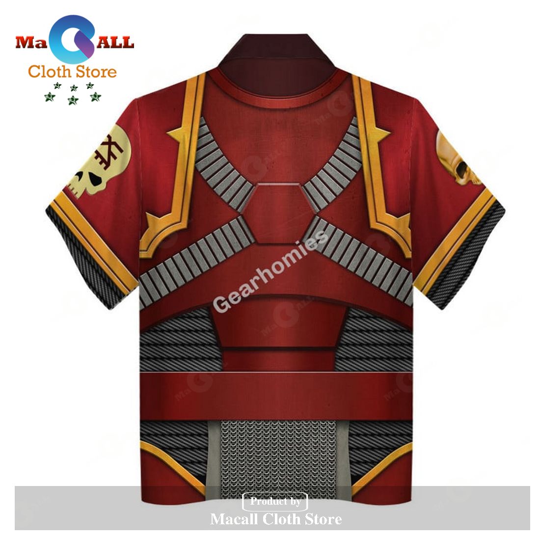 Gearhomies Unisex Hawaiian Shirt The Brazen Beasts Khorne Daemonkin Warband Colour Scheme 3D Costumes Gearhomies Unisex Hawaiian Shirt The Brazen Beasts Khorne Daemonkin Warband Colour Scheme 3D Costumes