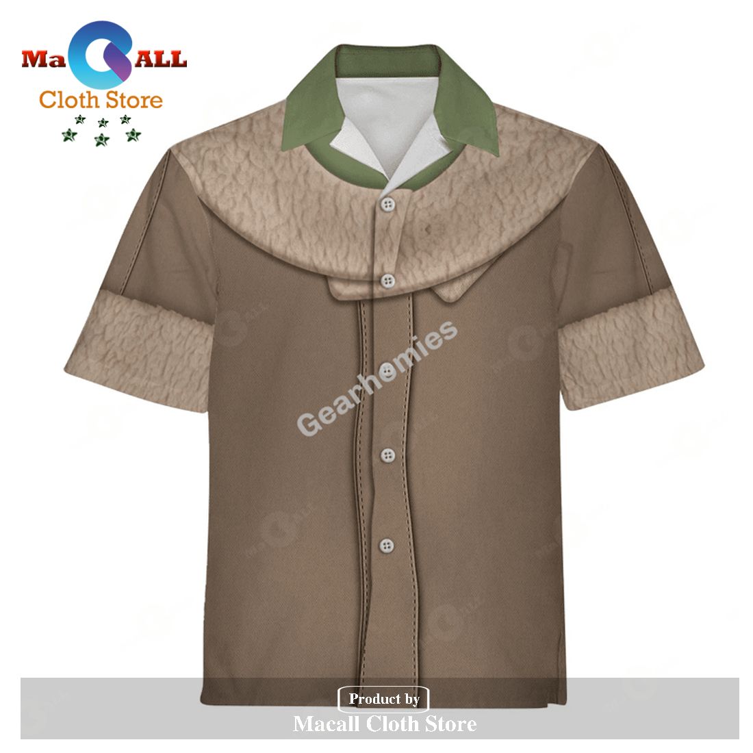 Gearhomies Unisex Hawaiian Shirt The Child 3D Apparel Gearhomies Unisex Hawaiian Shirt The Child 3D Apparel