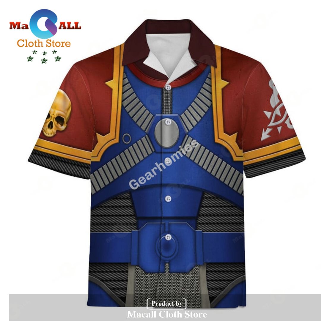 Gearhomies Unisex Hawaiian Shirt The Scourged Warband Colour Scheme 3D Costumes Gearhomies Unisex Hawaiian Shirt The Scourged Warband Colour Scheme 3D Costumes