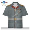 Gearhomies Unisex Hawaiian Shirt War of 1812  1812-1815  US Army Historical 3D Apparel