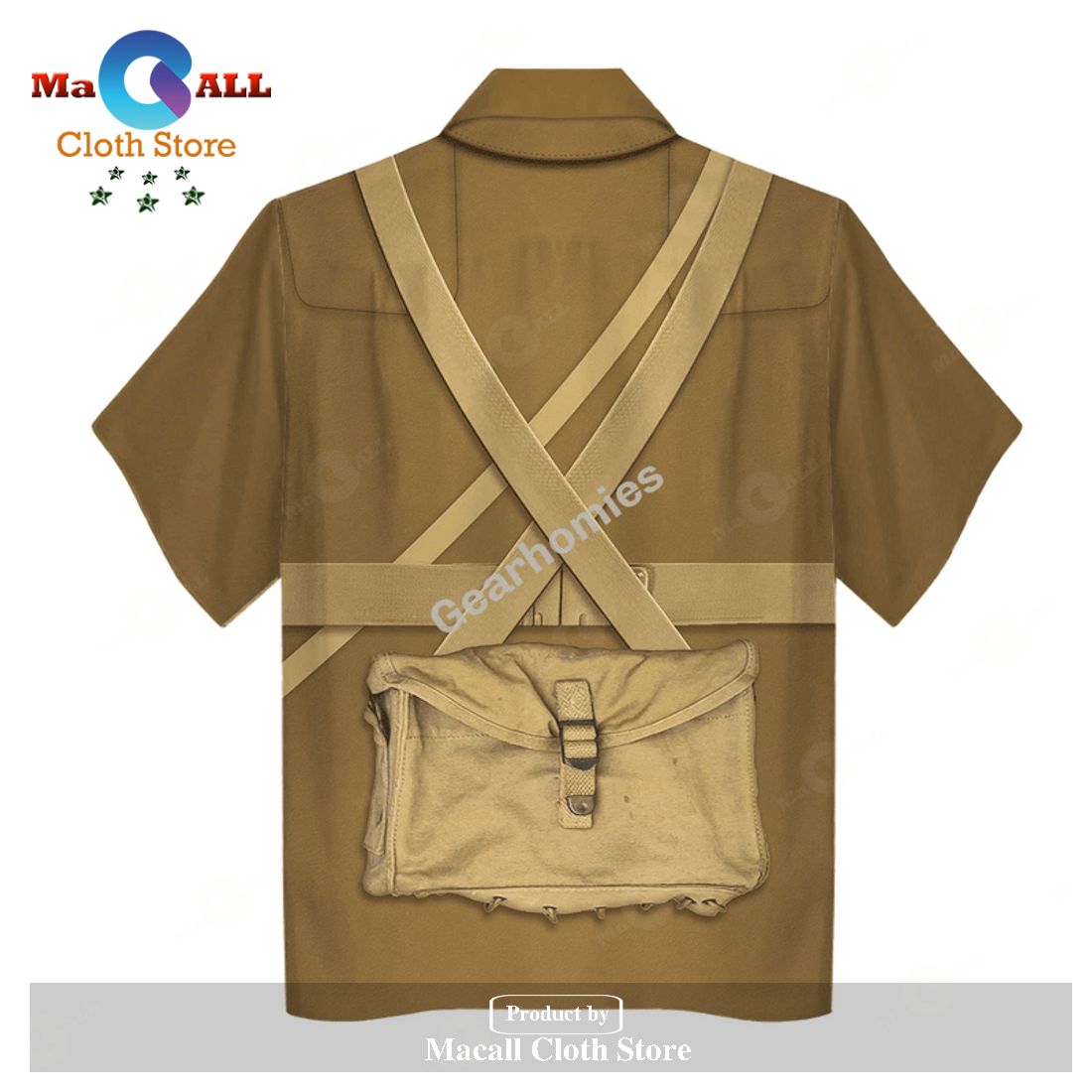 Gearhomies Unisex Hawaiian Shirt World War 1 British Soldiers Historical 3D Apparel Gearhomies Unisex Hawaiian Shirt World War 1 British Soldiers Historical 3D Apparel