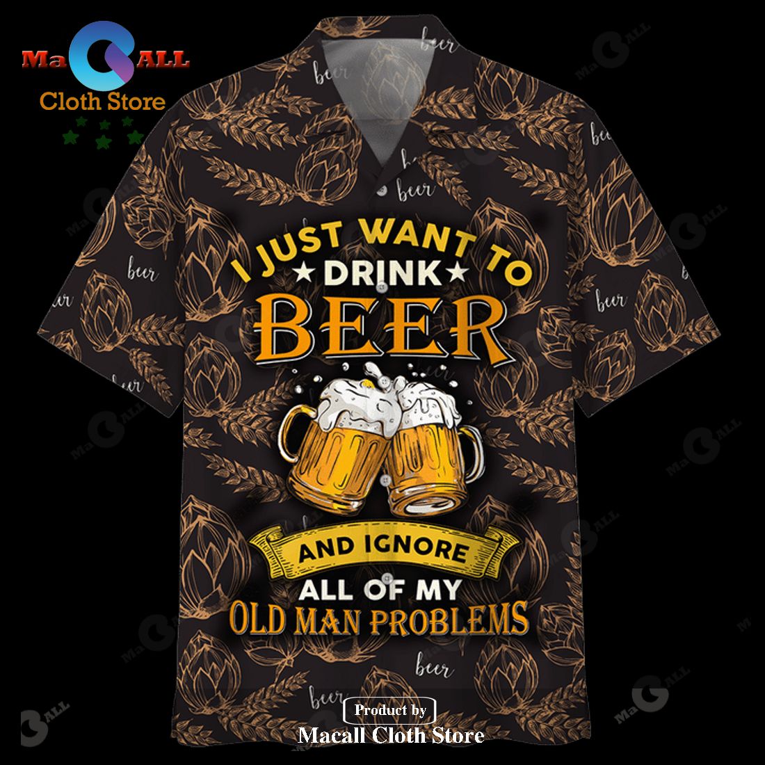 Gifury Beer Hawaii Shirt I Just Want To Drink Beer And Ignore All Hawaiian Shirt Gifury Beer Hawaii Shirt I Just Want To Drink Beer And Ignore All Hawaiian Shirt