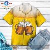 Gifury Beer Hawaiian Shirt Beer Cans Wish You Were Beer Ocean Multicol Hawaiian Shirt