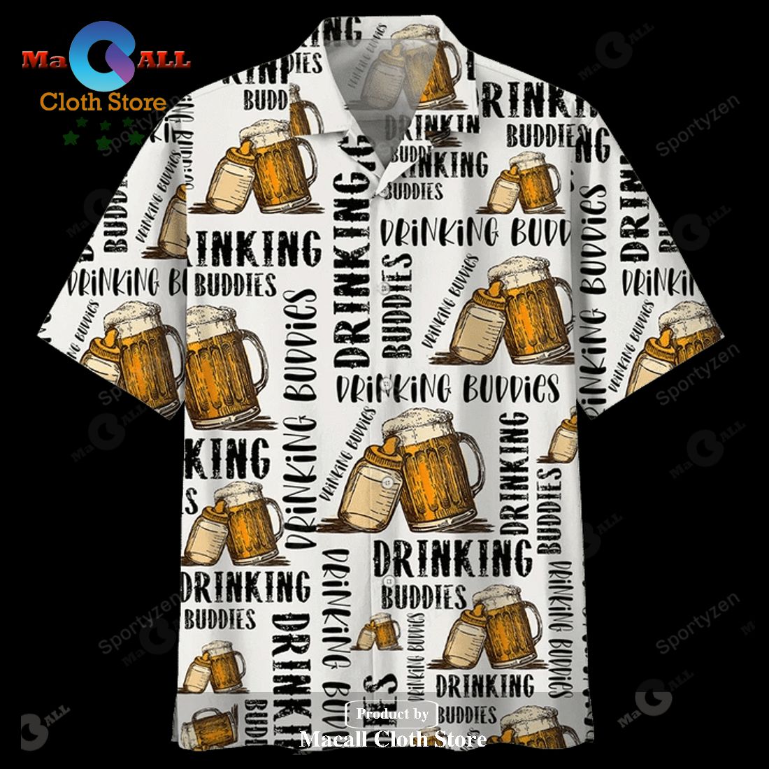 Gifury Beer Hawaiian Shirt Beer Drinking Buddies White Hawaiian Shirt Gifury Beer Hawaiian Shirt Beer Drinking Buddies White Hawaiian Shirt