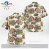 Gifury Book Hawaiian Shirt Tree Of Book Vintage Brown Aloha Shirt Book