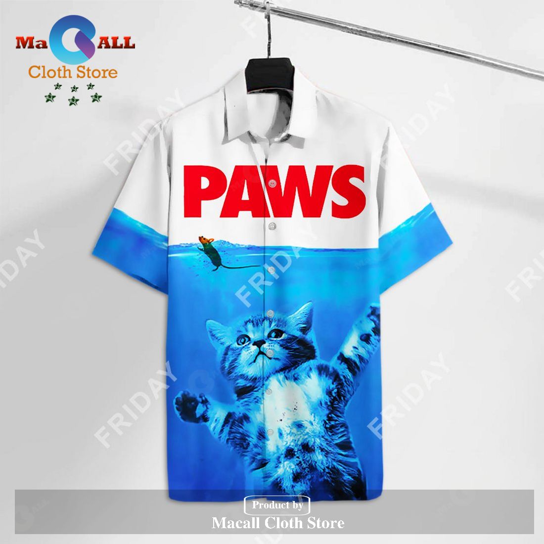 Gifury Cat Hawaiian Shirt Funny Cats Paws Hawaii Tshirt Cat Aloha Hawaiian Shirt Gifury Cat Hawaiian Shirt Funny Cats Paws Hawaii Tshirt Cat Aloha Hawaiian Shirt