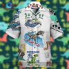 Gifury Dinosaur Hawaiian Shirt Scary Red Eyes Three Dinosaurs Black
