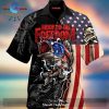 Gifury Fishing Tee Shirt Hookeed On Freedom American Flag Hawaiian Shirt