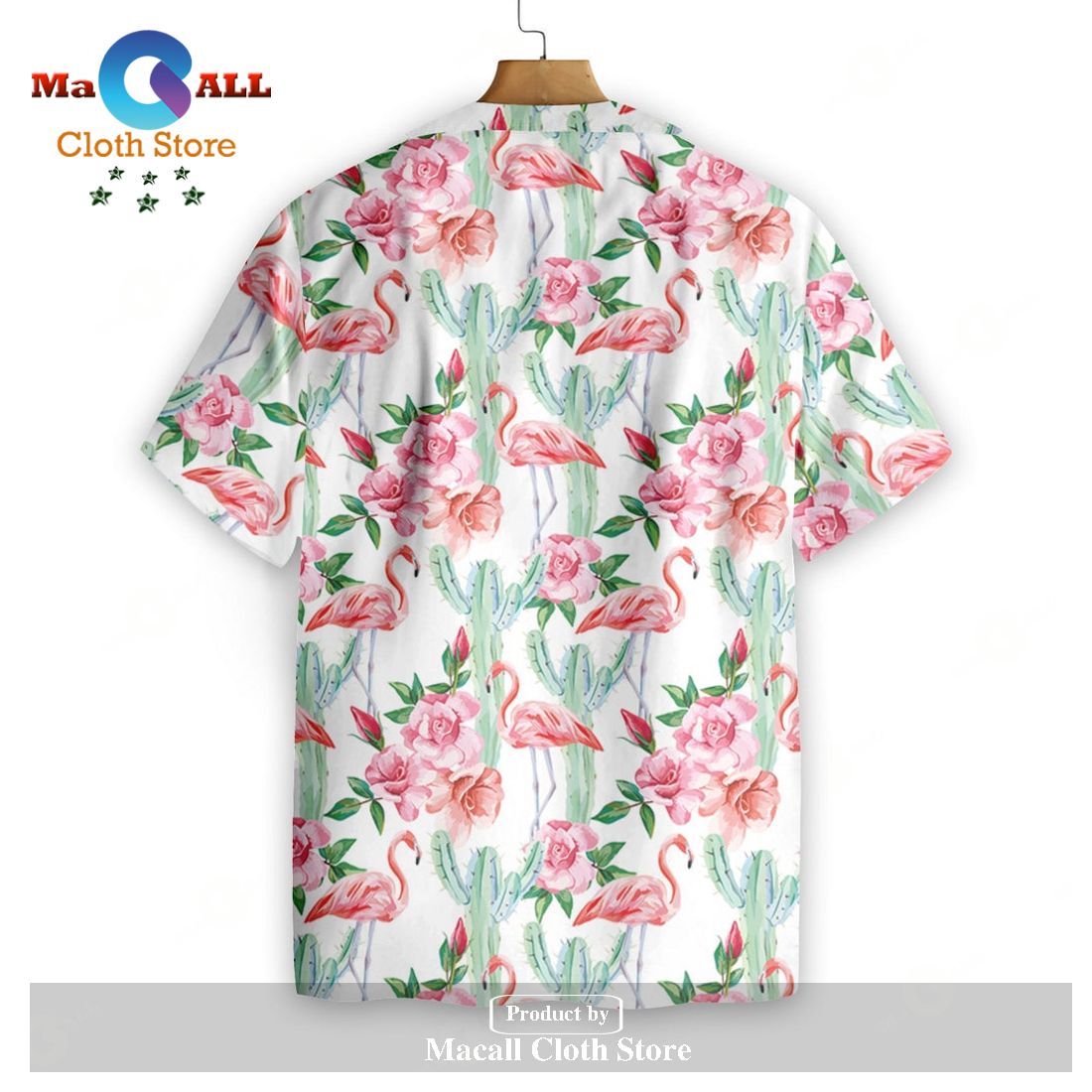Gifury Flamingo Aloha Shirt White Flamingo Cactus Hawaiian Shirt Gifury Flamingo Aloha Shirt White Flamingo Cactus Hawaiian Shirt
