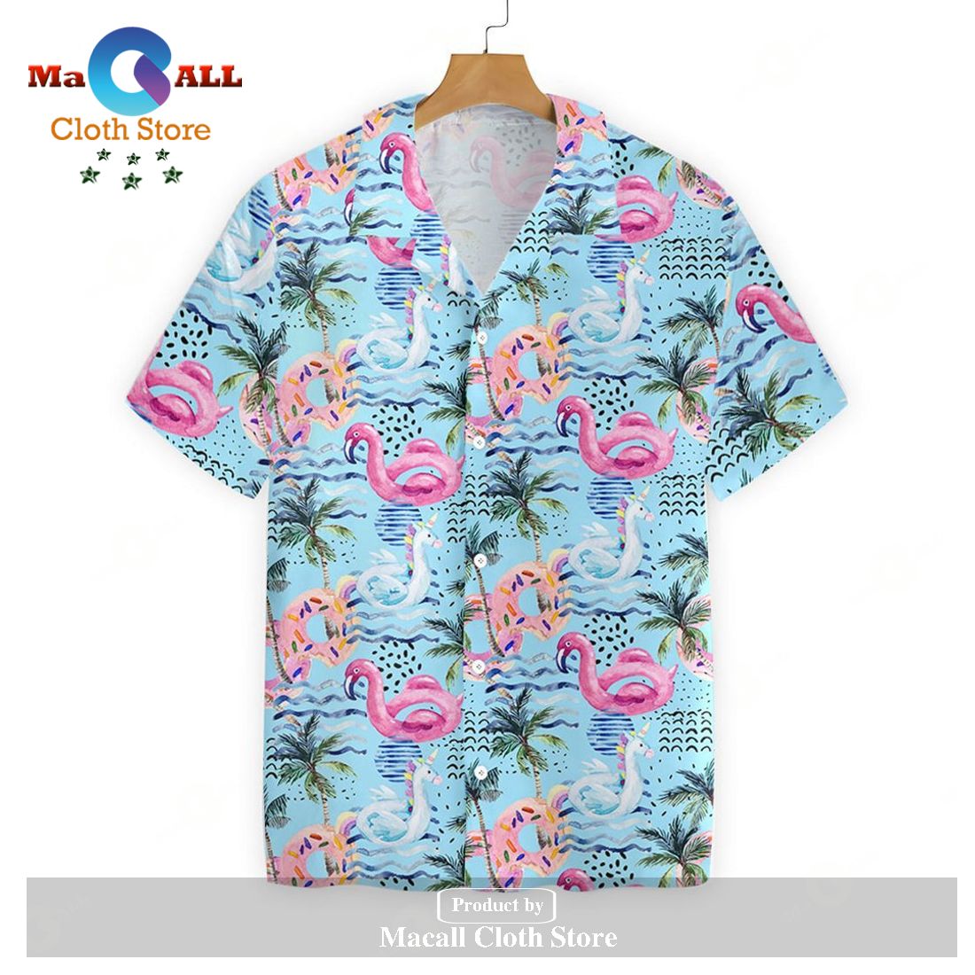 Gifury Flamingo Hawaii Shirt Balloon Flamingo Unicorn Summer Pool Hawaiian Shirt Gifury Flamingo Hawaii Shirt Balloon Flamingo Unicorn Summer Pool Hawaiian Shirt