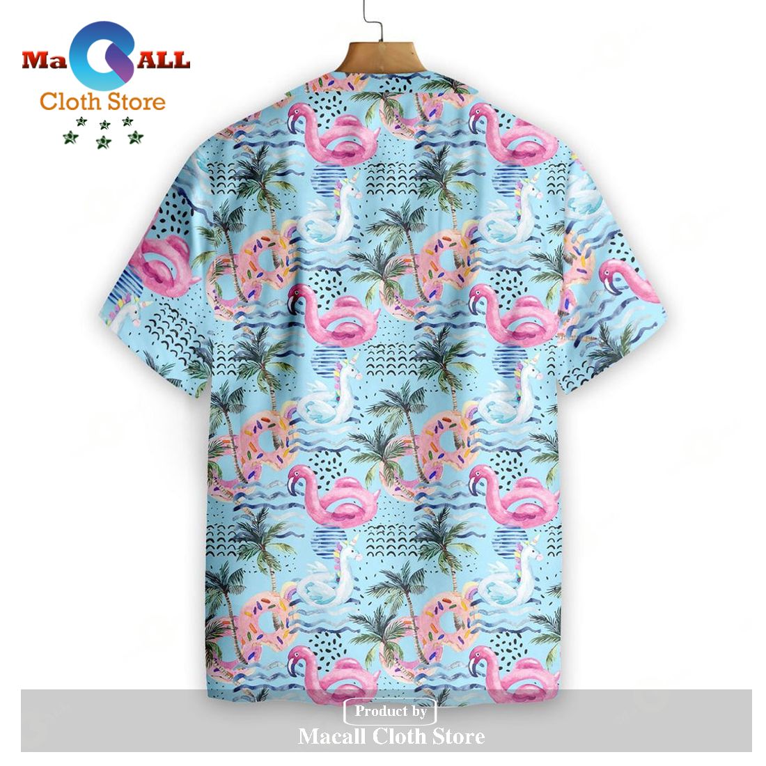 Gifury Flamingo Hawaii Shirt Balloon Flamingo Unicorn Summer Pool Hawaiian Shirt Gifury Flamingo Hawaii Shirt Balloon Flamingo Unicorn Summer Pool Hawaiian Shirt