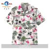 Gifury Flamingo Hawaii Shirt Tropical Flower Forest Tropical Bird Hawaiian Shirt
