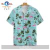 Gifury Flamingo Hawaiiian Shirt Hibiscus Flamingo Hawaii Shirt Black