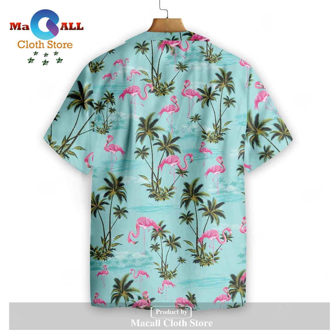 Gifury Flamingo Hawaiian Shirt Blue Flamingo Palm Tree Hawaii Shirt Fl Gifury Flamingo Hawaiian Shirt Blue Flamingo Palm Tree Hawaii Shirt Fl