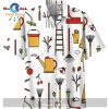 Gifury Gardening Hawaii Shirt Plants Pots Gardening White Aloha Shirt_