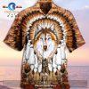 Gifury Native American Hawaii Shirt Orange Native American Pattern Haw