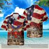 Horse Hawaiian Shirt Black Horse Never Walk Alone Horseshoes Footprint