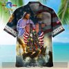 Gifury Flamingo Aloha Shirt Pink Aloha Shirt Flamingo Forest Pattern Hawaiian Shirt