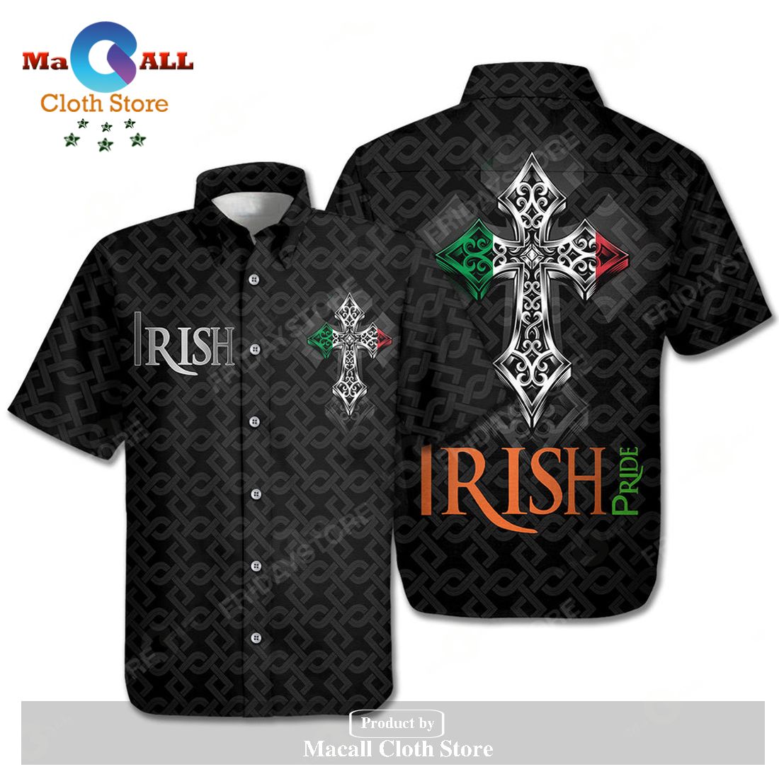 Gifury St Patrick Day Hawaiian Shirt St Patrick Day Irish Pride Cross_ Gifury St Patrick Day Hawaiian Shirt St Patrick Day Irish Pride Cross_