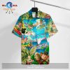 Gifury St Patrick’s Day Hawaii Shirt Beer Cup Hat Clover Neon Light_