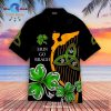 Gifury St Patrick’s Day Hawaii Shirt Good Luck Shamrock Drinking Man_