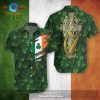 Gifury St Patrick’s Day Hawaii Shirt Irish Celtic Knot Clover Green Al