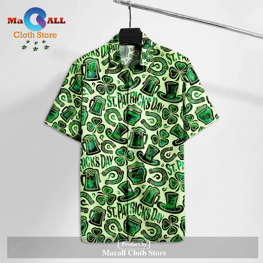 Gifury St Patrick’s Day Hawaiian Shirt Irish Happy St Patrick’s Day