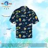 Gifury UFO Hawaii Shirt White UFO Pattern Blue Hawaiian Shirt UFO Aloha