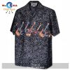 Guitar Rock Khaki Hawaiian Shirt and Shorts