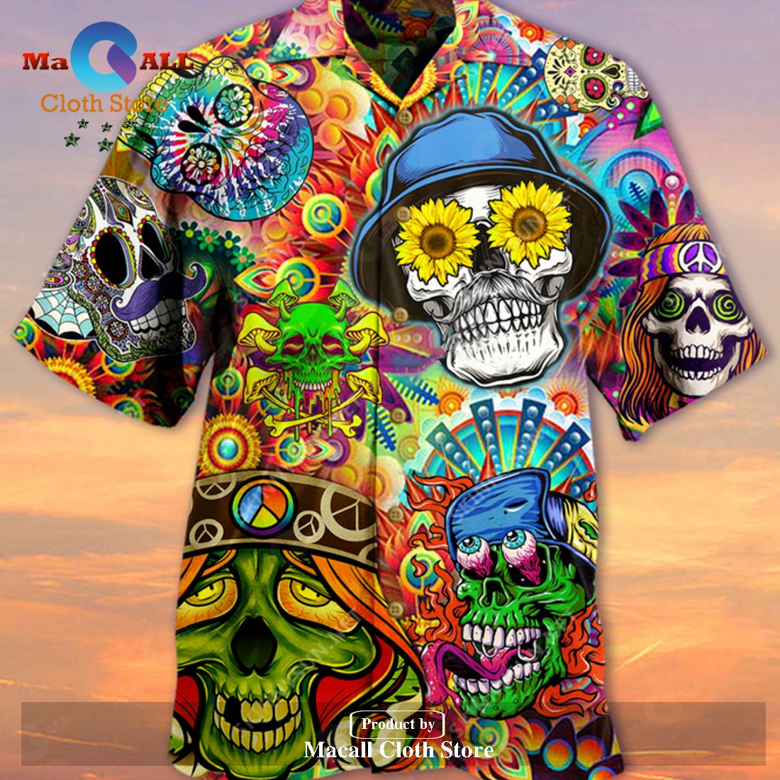Hippie Hawaiian Shirt Hippie Skull High Hippie Style Hawaii Aloha Hawaiian Shirt Hippie Hawaiian Shirt Hippie Skull High Hippie Style Hawaii Aloha Hawaiian Shirt