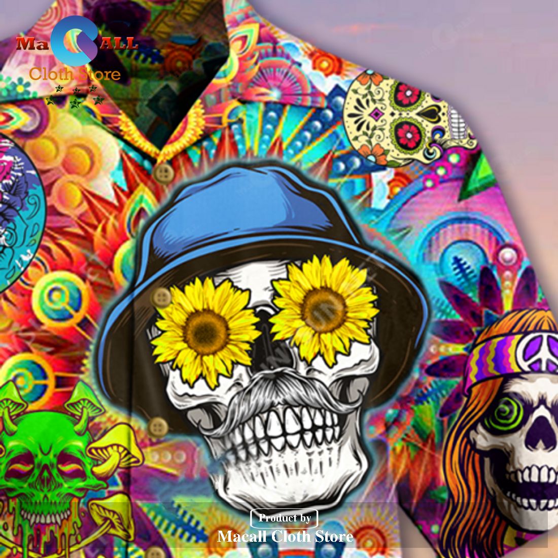Hippie Hawaiian Shirt Hippie Skull High Hippie Style Hawaii Aloha Hawaiian Shirt Hippie Hawaiian Shirt Hippie Skull High Hippie Style Hawaii Aloha Hawaiian Shirt