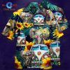 Hippie Shirt Dachshund Hippie Van Sunflower Colorful Hawaiian Shirt