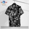 Hippie Shirt Weed Mandala Radiant Color Black Hawaiian Aloha Shirt