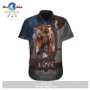 Horse Hawaii Shirt Native Horse Tribal Dreamcatcher Pattern Blue Hawaiian