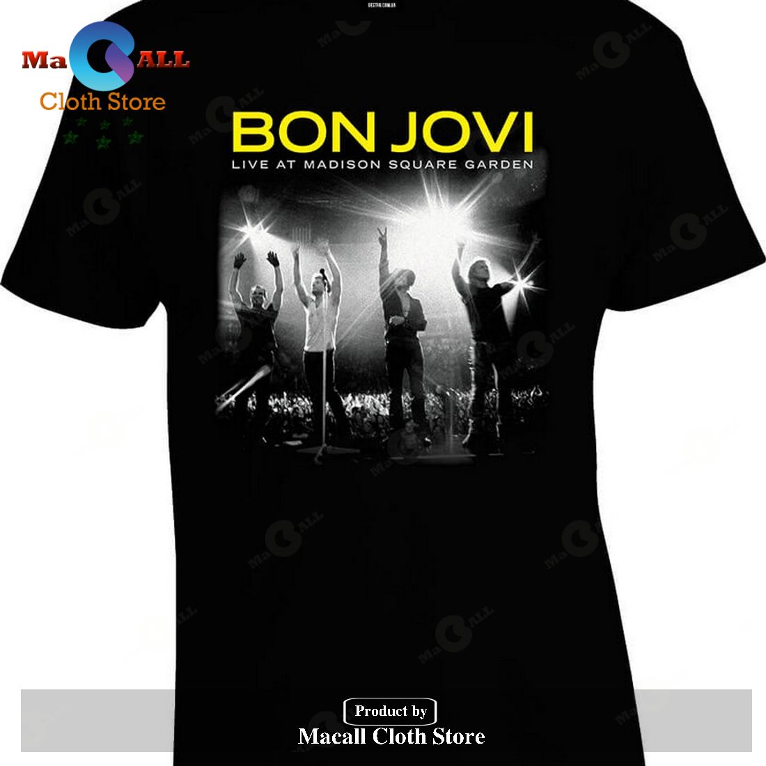 Jon Bon Jovi Live At Madison Square Garden Unisex Classic T-Shirt Hoodie Sweatshirt Jon Bon Jovi Live At Madison Square Garden Unisex Classic T-Shirt Hoodie Sweatshirt