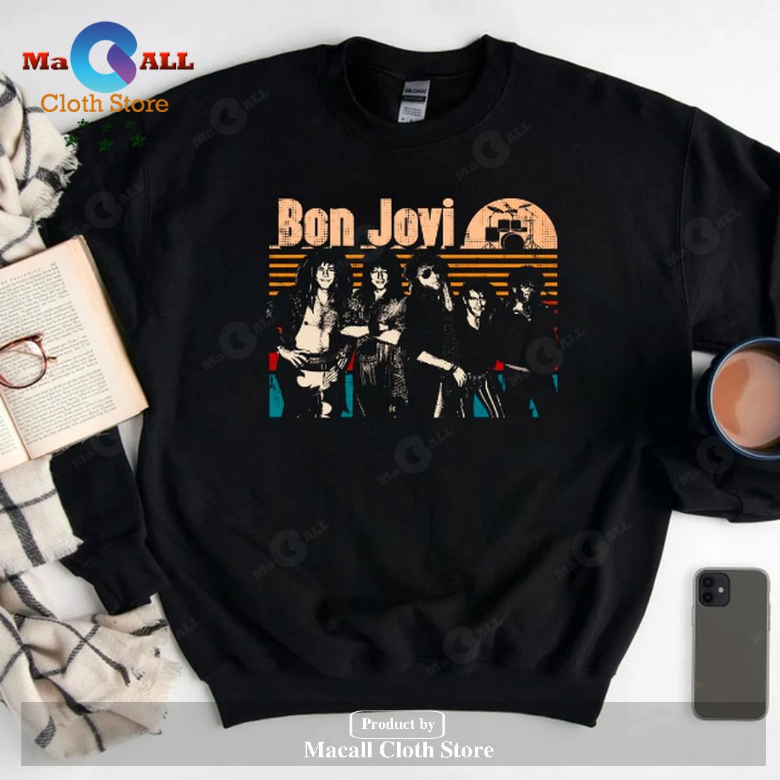 Jon Bon Jovi Unisex Classic T-Shirt Hoodie Sweatshirt - OU91 Jon Bon Jovi Unisex Classic T-Shirt Hoodie Sweatshirt - OU91