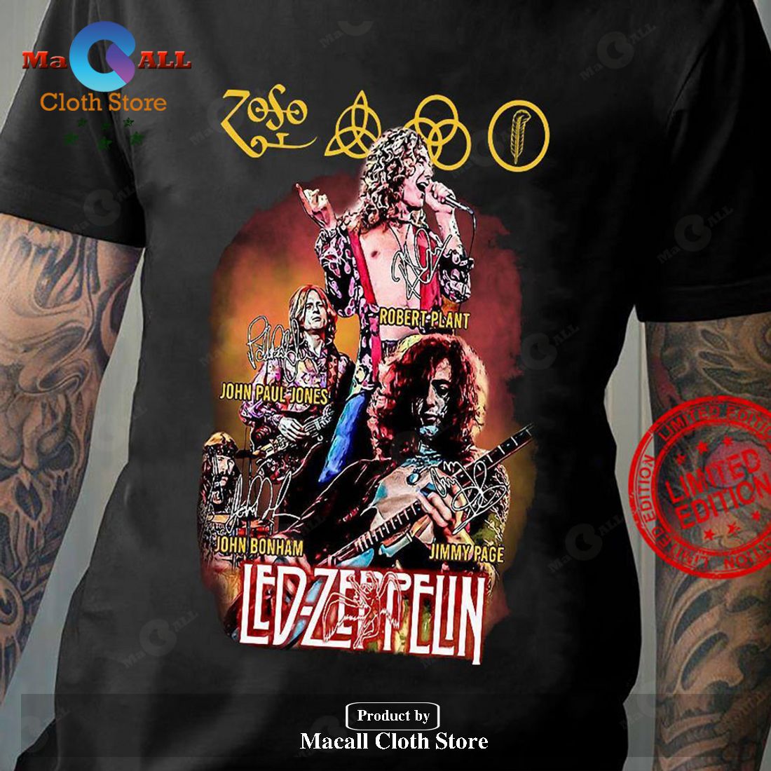 Led Zeppelin Band Unisex Classic T-Shirt Hoodie Sweatshirt Led Zeppelin Band Unisex Classic T-Shirt Hoodie Sweatshirt