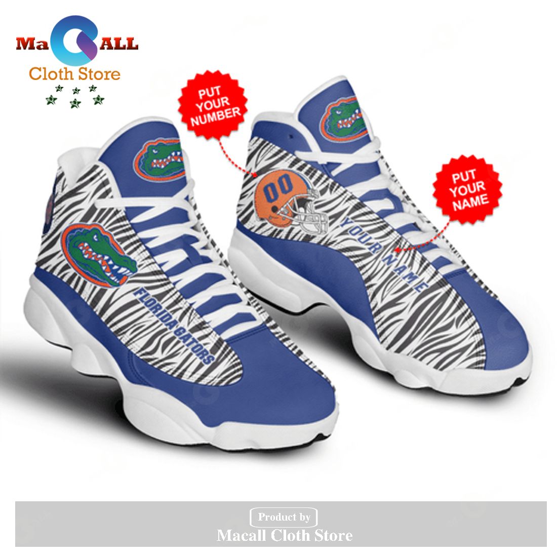Florida Gators Football Air Jordan 13 Shoes Sneaker,  Gifts For Men Women POD Design